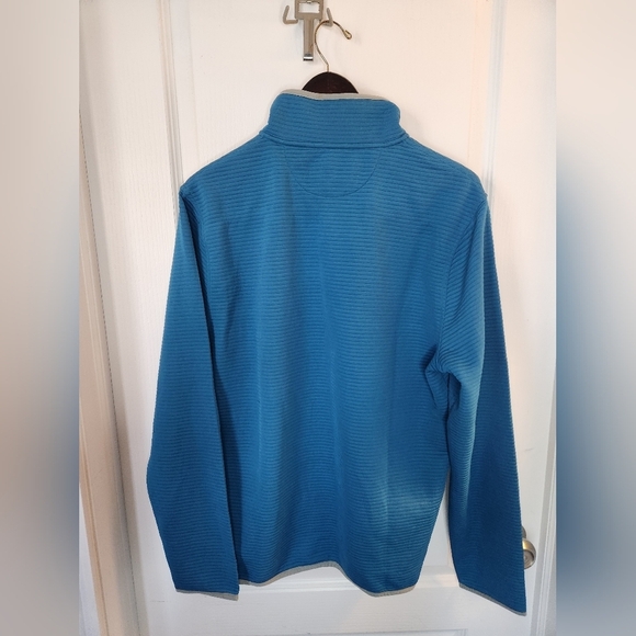NWT Blue Quarter-Button Men's J.Crew Sweater Size Medium - Picture 3 of 5